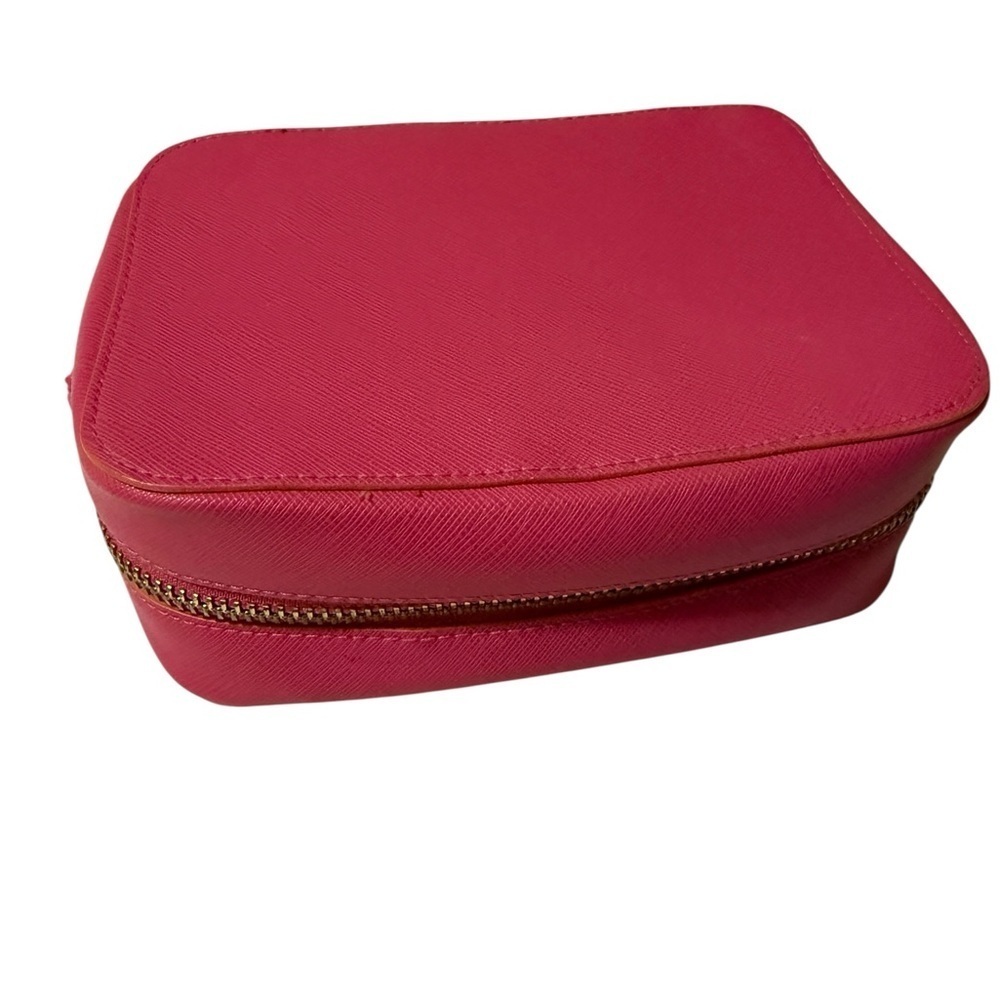 Trish McEvoy Pink Makeup Planner POWER OF MAKEUP Mesh Pouch 7.75" Pink